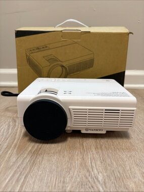 Vankyo White Mini Projector - Compact Home Entertainment Projector